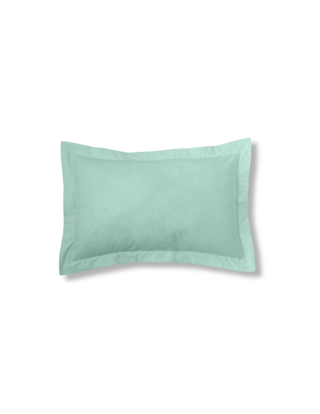 Funda de cojín Combi Lisos. Algodón y poliéster 316-AQUA