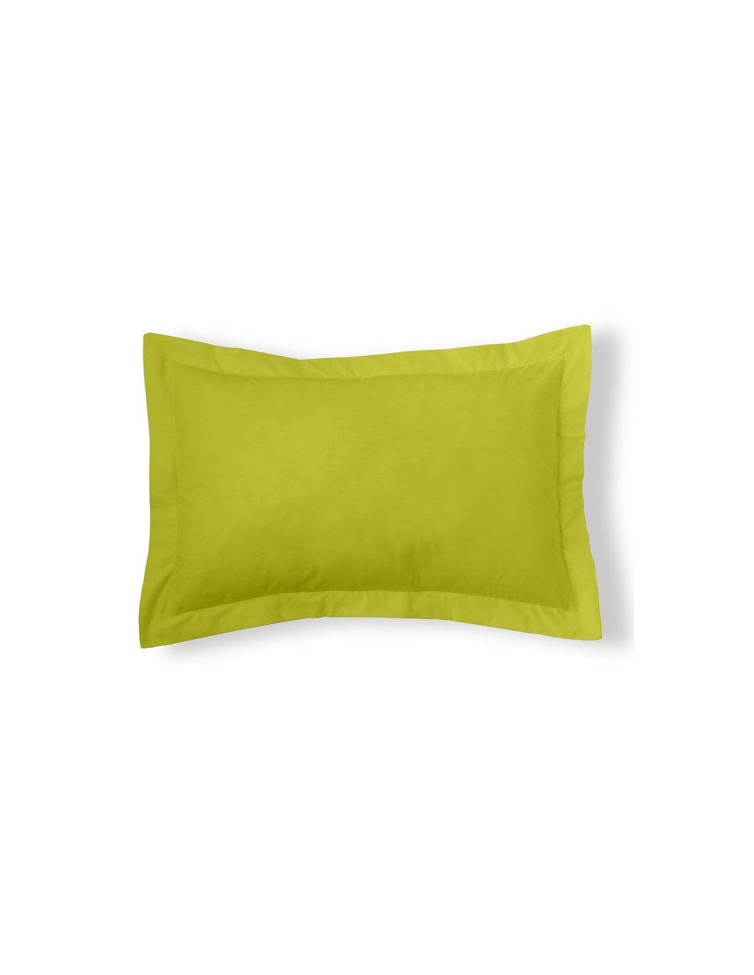 Funda de cojín Combi Lisos. Algodón y poliéster 111-PISTACHO