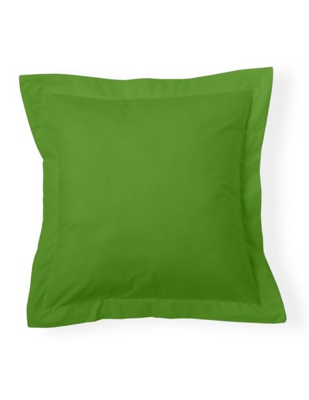 Funda de cojín Combi Lisos. Algodón y poliéster 005-VERDE