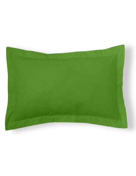Funda de cojín Combi Lisos. Algodón y poliéster 005-VERDE