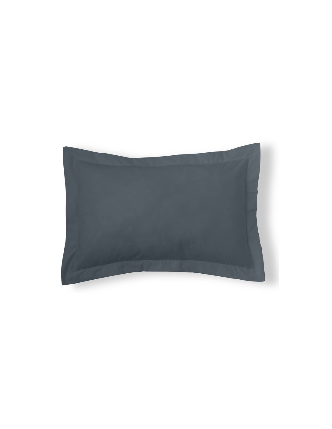 Funda de cojín Combi Lisos. Algodón y poliéster 016-GRIS