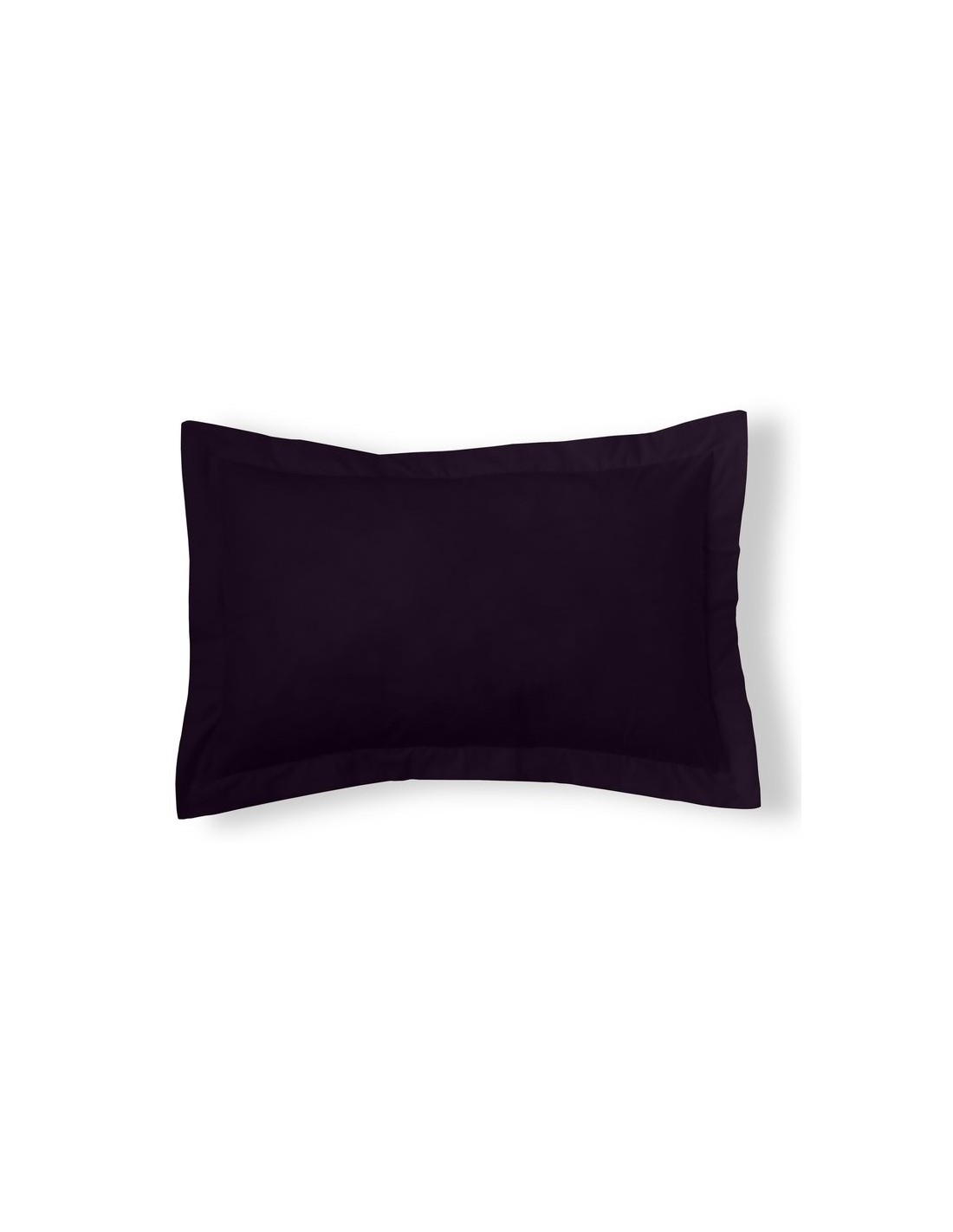 Funda de cojín Combi Lisos. Algodón y poliéster 113-NEGRO