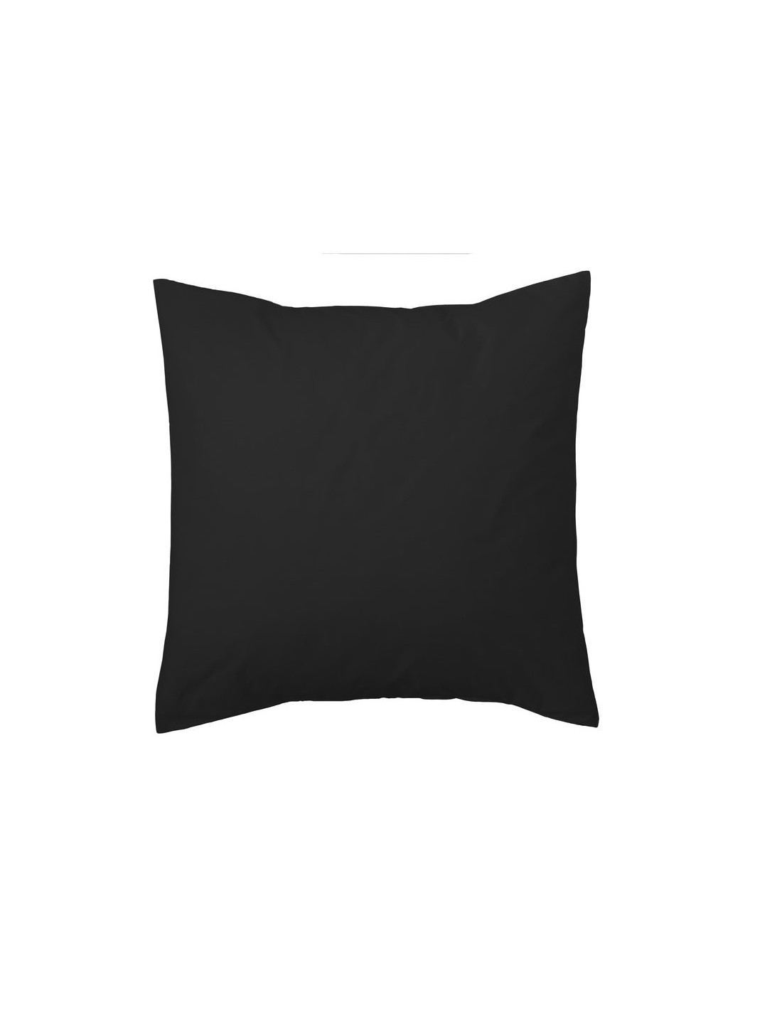 Funda de cojín Combi Lisos. Algodón y poliéster 113-NEGRO