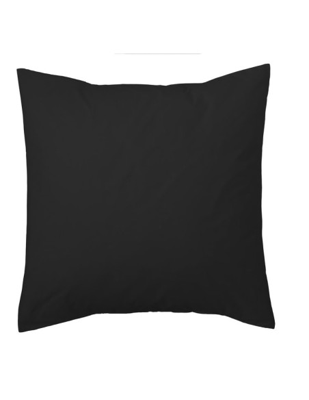 Funda de cojín Combi Lisos. Algodón y poliéster 113-NEGRO
