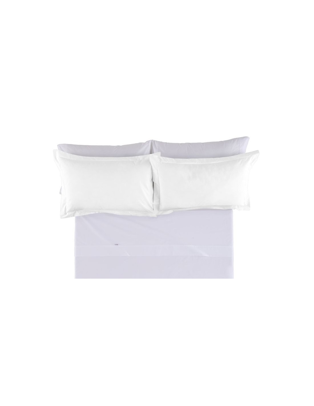 Funda cojín algodón Combi Liso 200 Hilos 001-BLANCO