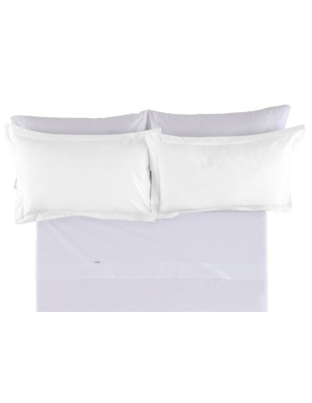 Funda cojín algodón Combi Liso 200 Hilos 001-BLANCO