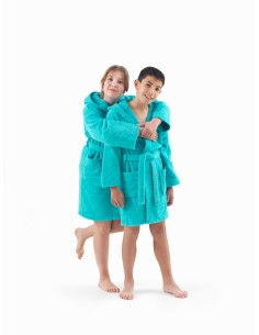 Albornoz Liso Capucha Infantil Juvenil
