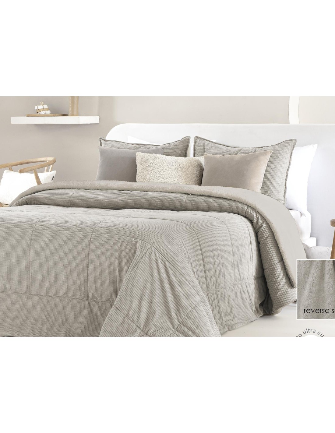 Fundeco Edredón Conforter Sherpa Borreguillo Invierno 200 Gramos Ysabela