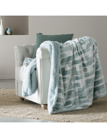 Antilo Manta Sofá Plaid Decoración Borreguillo Sherpa Debor