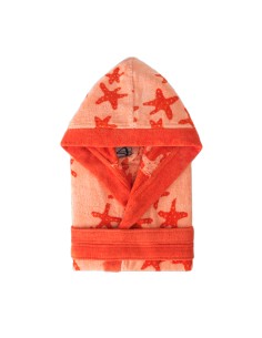 Albornoz Juvenil Terciopelo Jacquard Egeo Coral