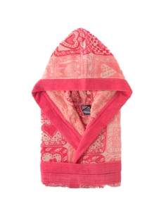 Albornoz Juvenil Terciopelo Jacquard Orchide