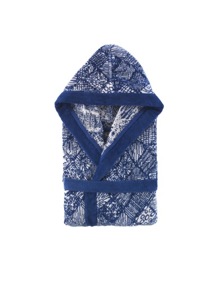 Albornoz Terciopelo Jacquard Steel