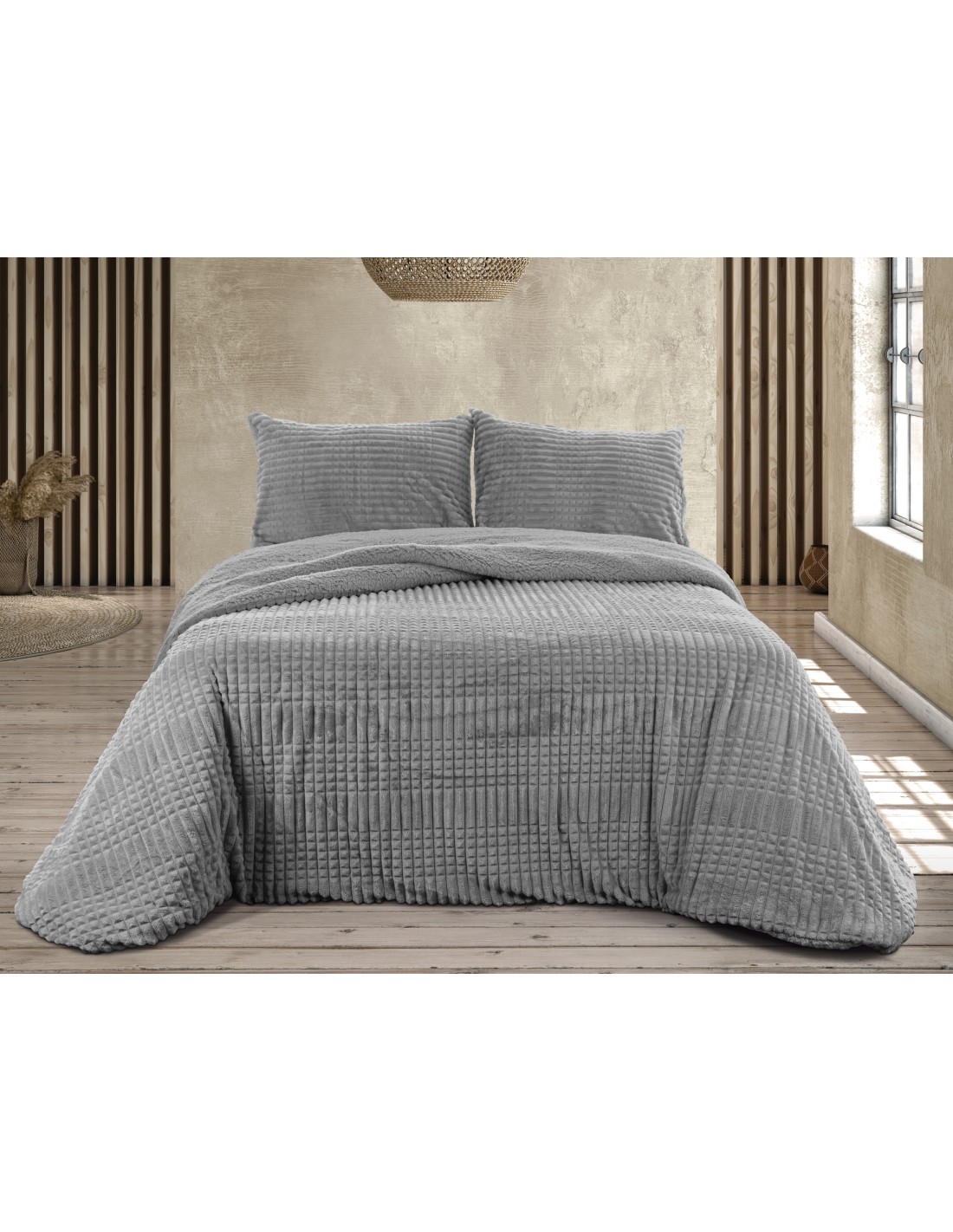 Casa Campo Edredón Comforter Sedalina Jacquard Sherpa Adula