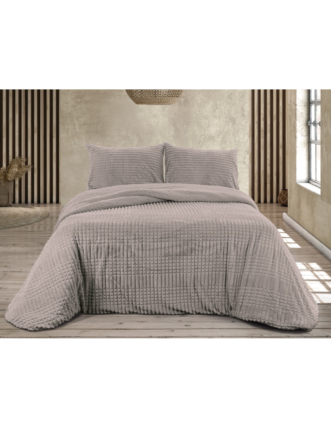 Casa Campo Edredón Comforter Sedalina Jacquard Sherpa Adula