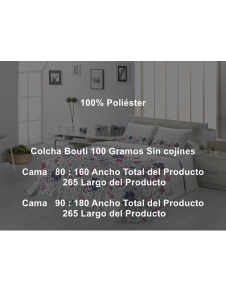 Colcha Bouti Greta 100 Gramos Tejidos Jvr