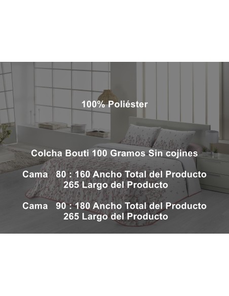 Colcha Bouti Holly 100 Gramos Tejidos Jvr