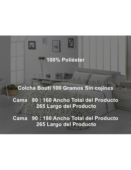 Colcha Bouti Holly 100 Gramos Tejidos Jvr