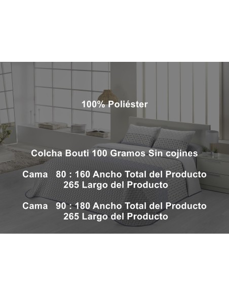 Colcha Bouti Jaipur 100 Gramos Tejidos Jvr