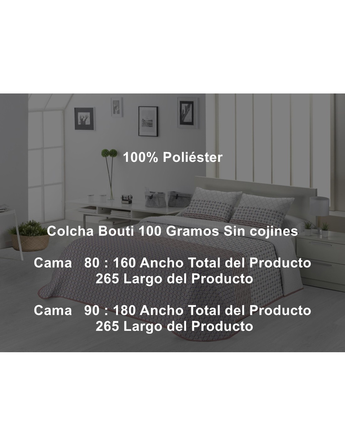 Colcha Bouti Jaipur 100 Gramos Tejidos Jvr