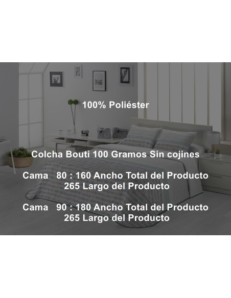 Colcha Bouti Miami 100 Gramos Tejidos Jvr