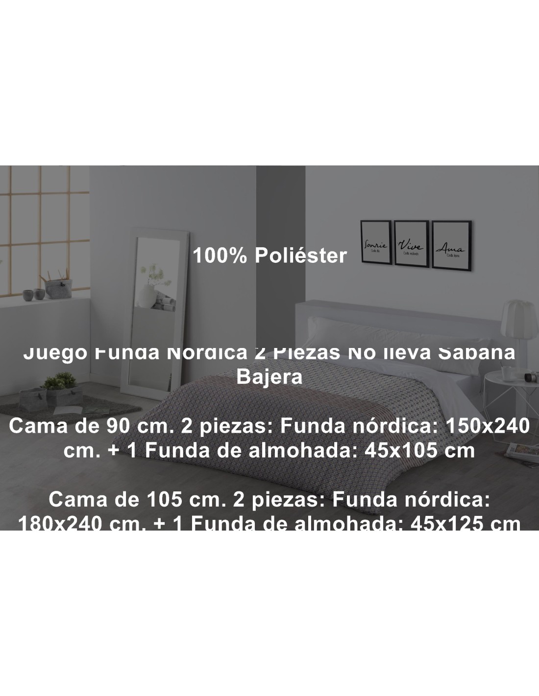 Juego Funda Nórdica Jaipur 2 Piezas Tejidos Jvr