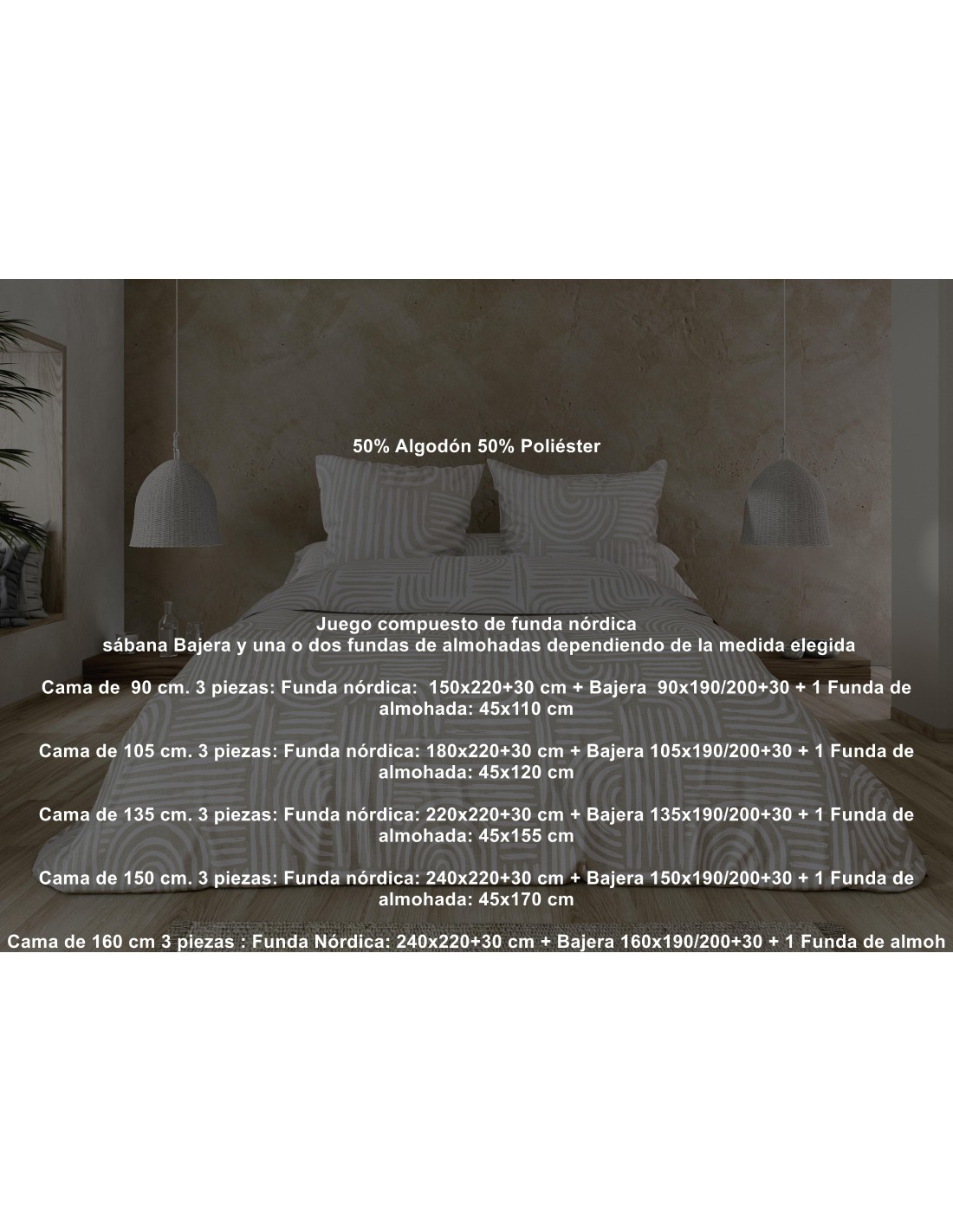 Pierre Cardín Juego Funda Nórdica Dafne