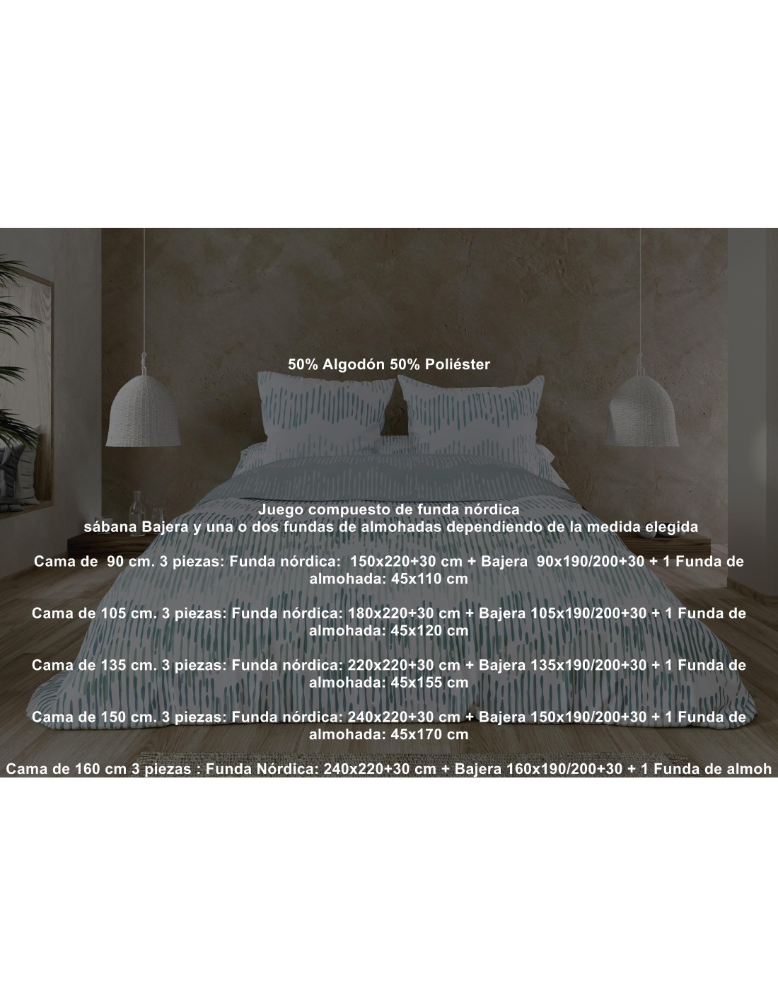 Pierre Cardín Juego Funda Nórdica Poseidón