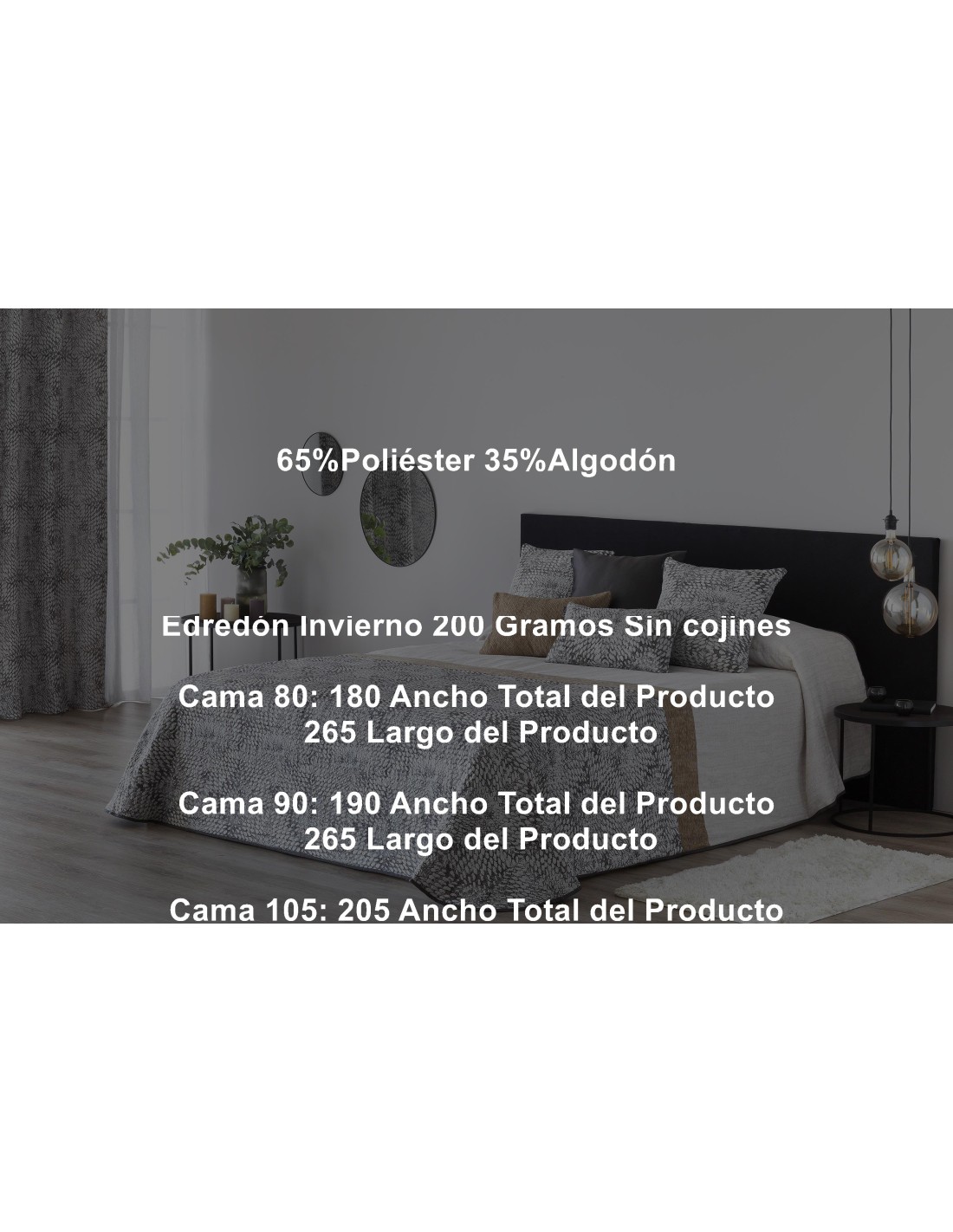 Confecciones Paula Edredón Nórdico Gran Confort 200 Gramos Palma