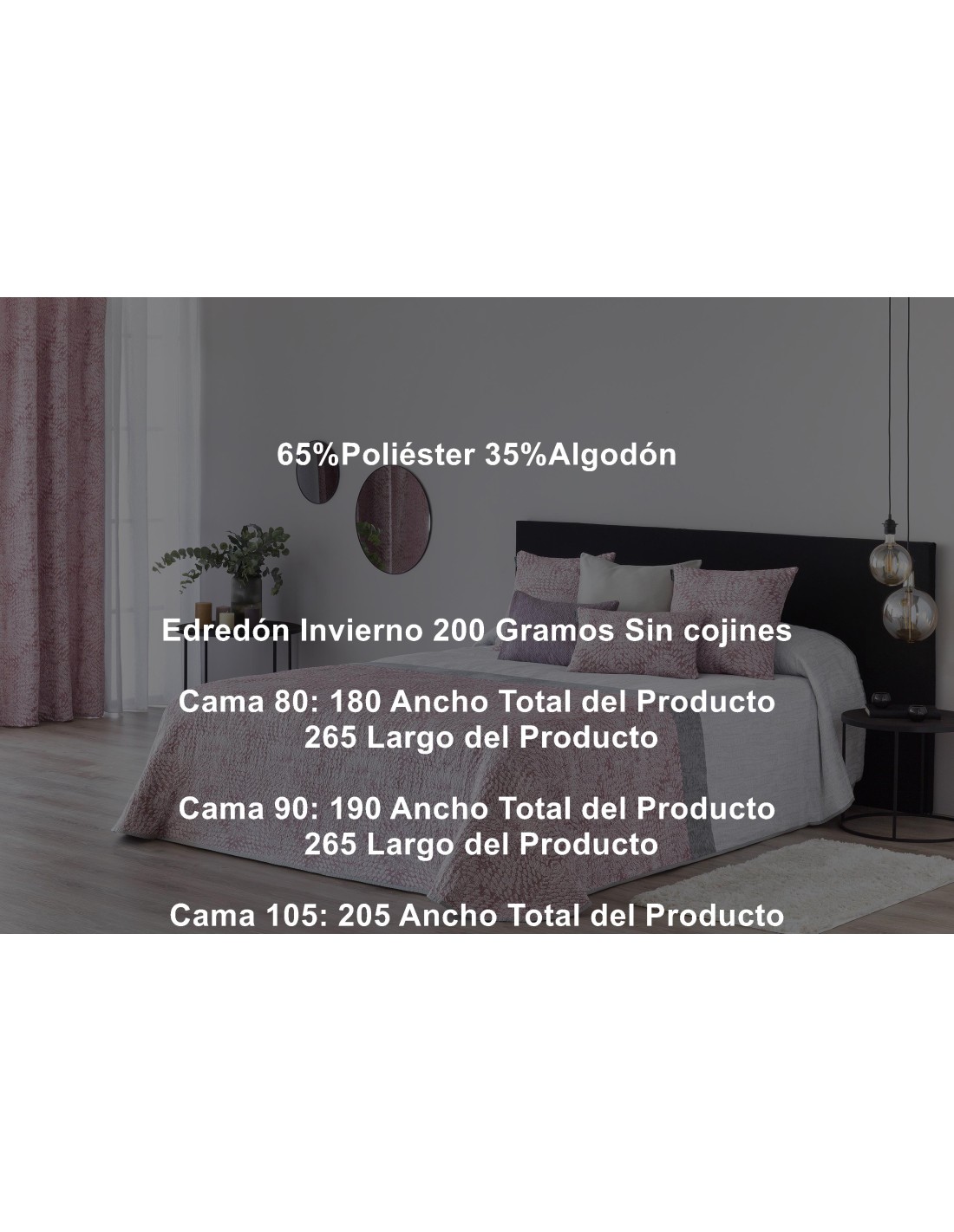 Confecciones Paula Edredón Nórdico Gran Confort 200 Gramos Palma