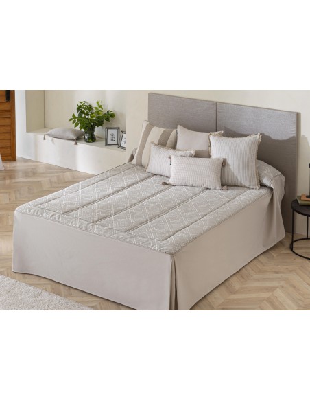 Confecciones Paula Colcha Verano Volantes Jacquard Somo