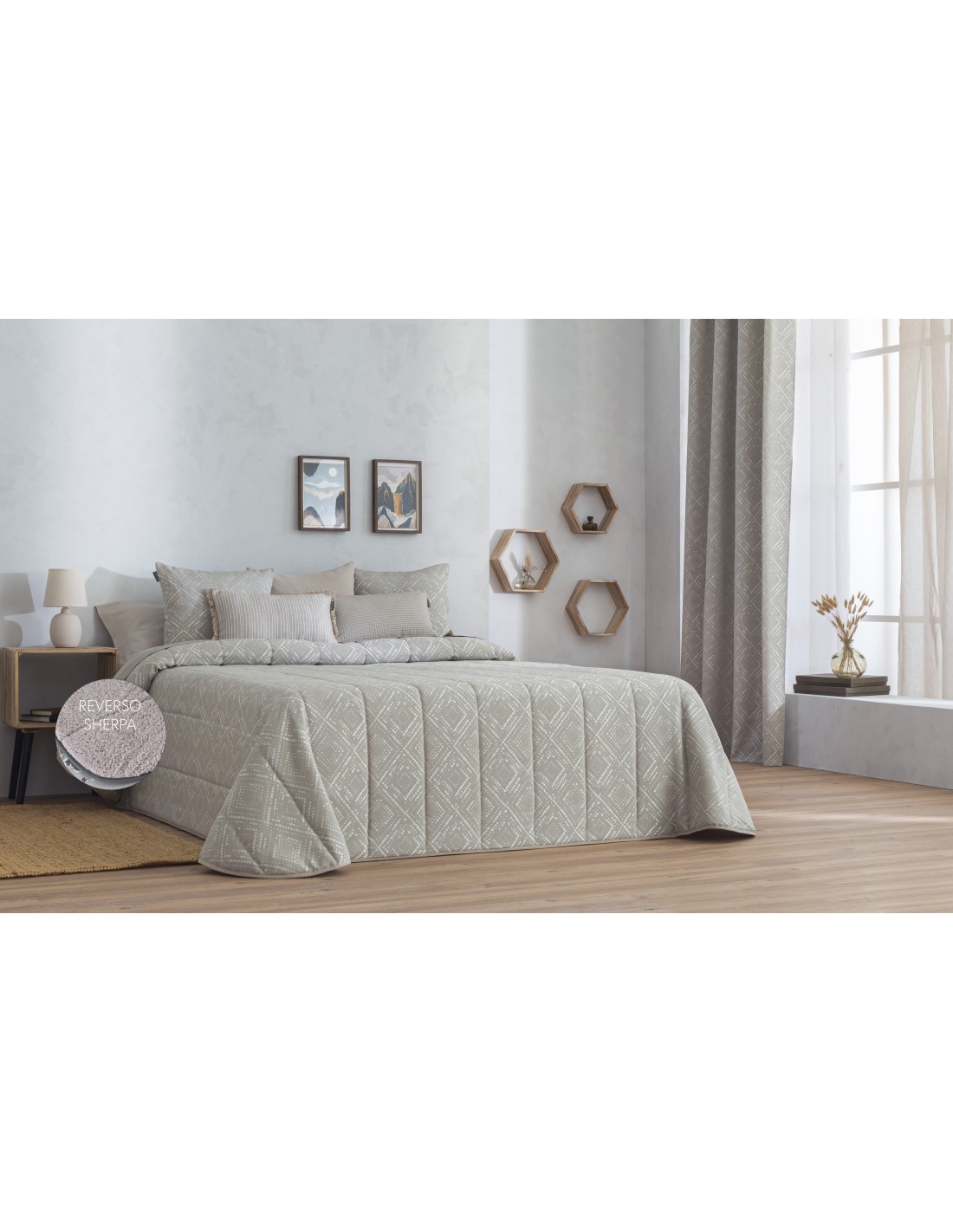 Confecciones Paula Edredón Jacquard Sherpa Somo