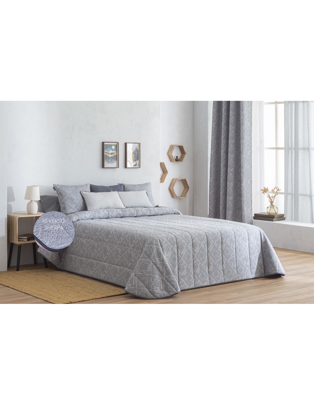 Confecciones Paula Edredón Jacquard Sherpa Somo
