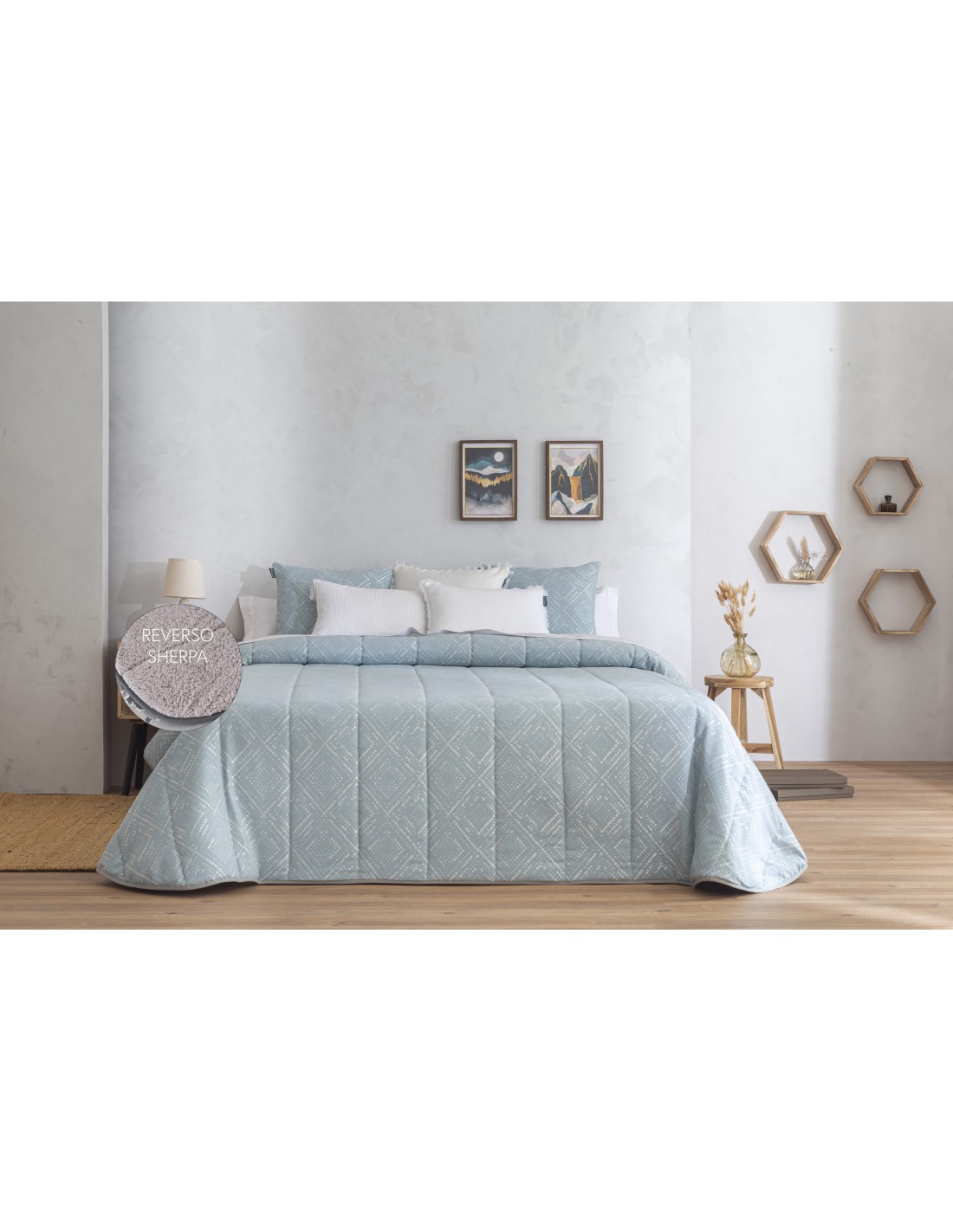 Confecciones Paula Edredón Jacquard Sherpa Somo