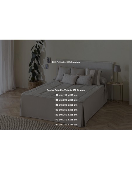Colcha Edredón Jacquard Suances 150 Gramos Confecciones Paula