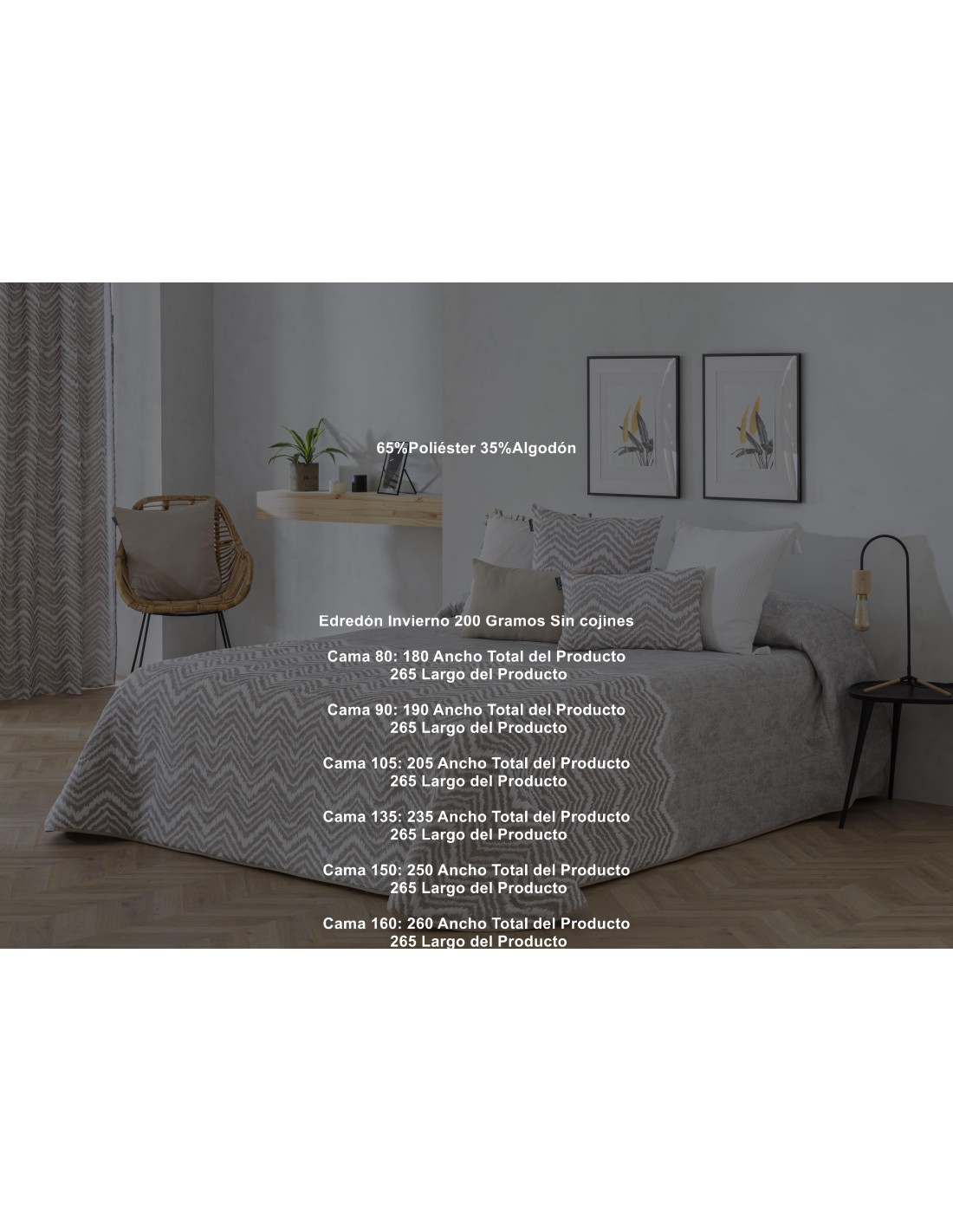 Confecciones Paula Edredón Nórdico Gran Confort Jacquard 200 Gramos Bilbao