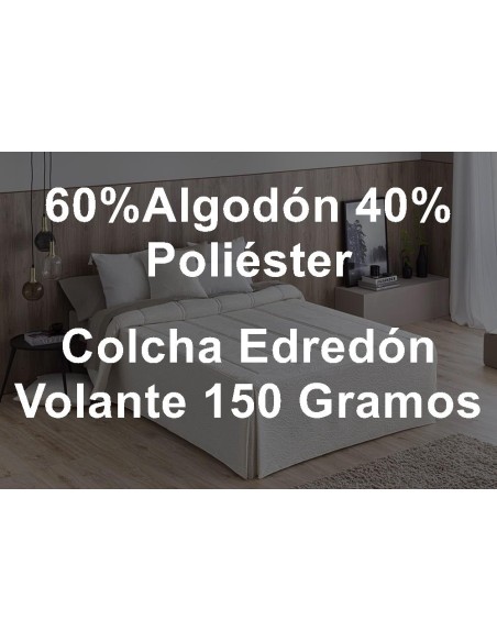 Colcha Edredón Piqué Pedraza 150 Gramos Confecciones Paula