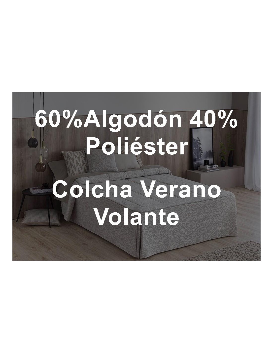 Confecciones Paula Colcha Verano Volantes Piqué Pedraza