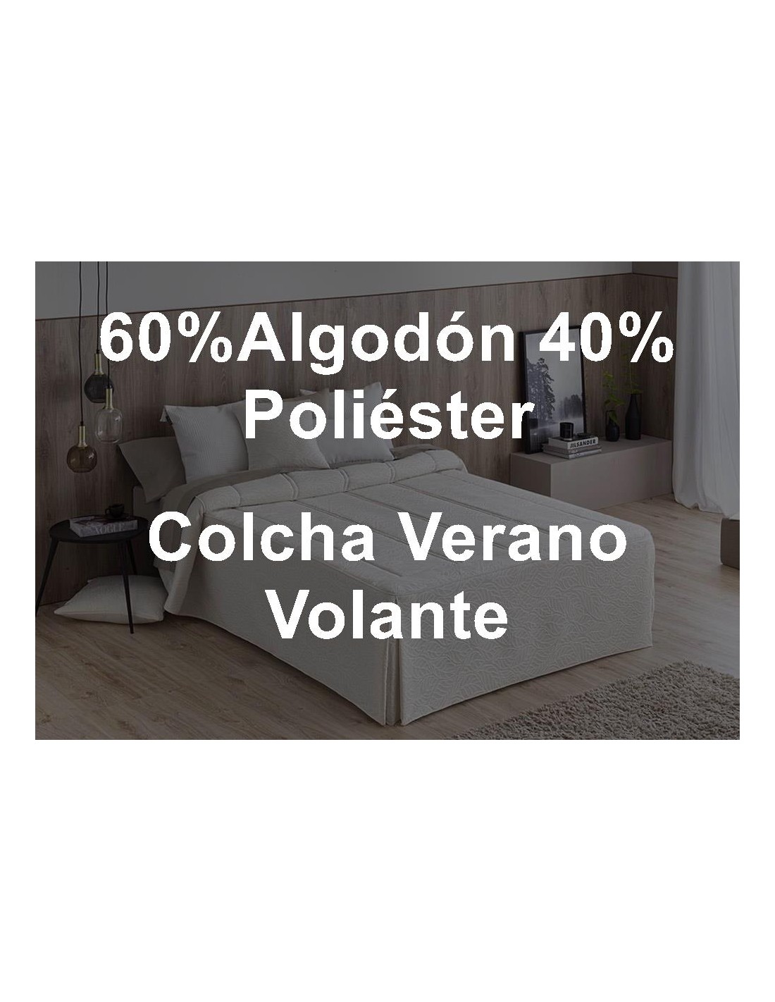 Confecciones Paula Colcha Verano Volantes Piqué Pedraza