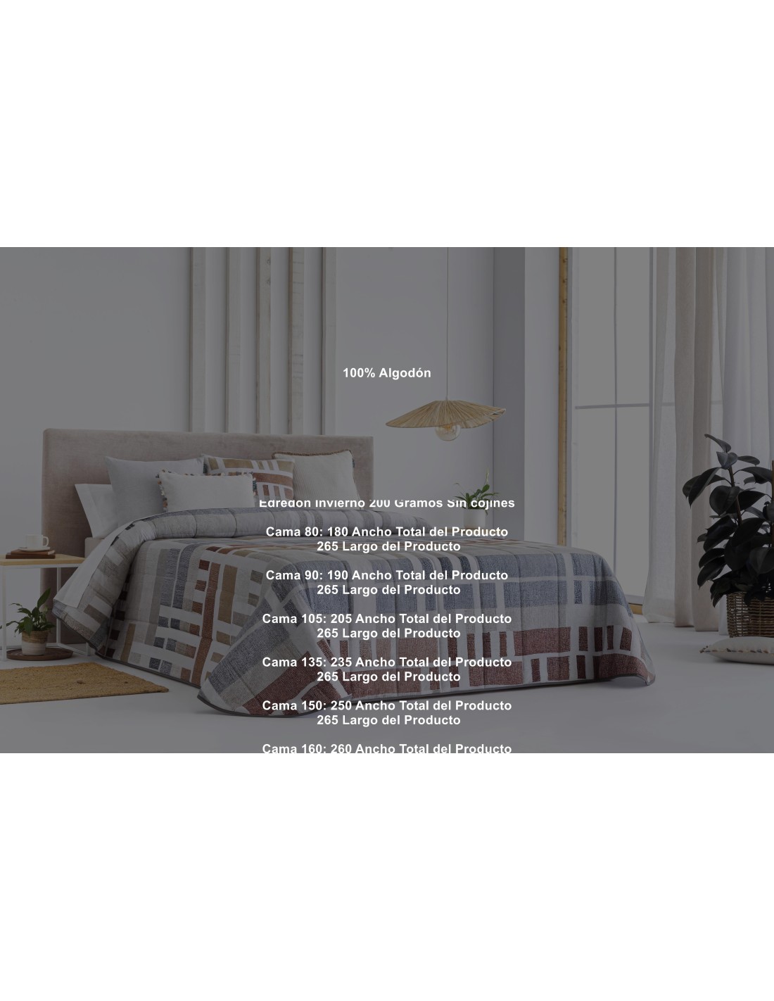 Confecciones Paula Edredón Gran Confort 200 Gramos Reus