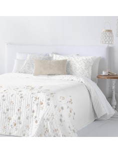 Colcha Bouti Fundeco Abril Estampado Reversible 100 Gramos