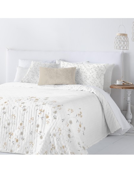 Colcha Bouti Fundeco Abril Estampado Reversible 100 Gramos