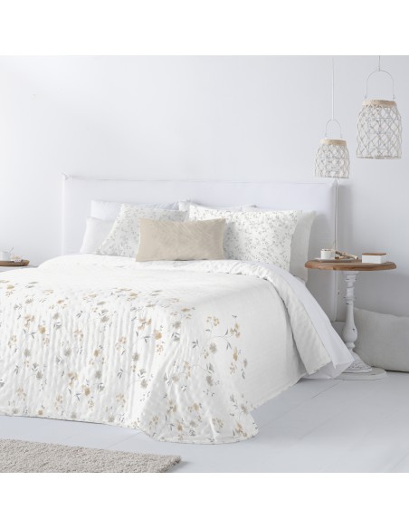 Colcha Bouti Fundeco Abril Estampado Reversible 100 Gramos