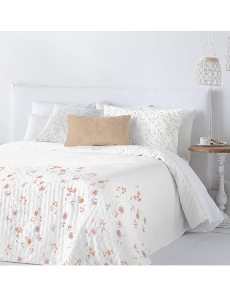Colcha Bouti Fundeco Abril Estampado Reversible 100 Gramos