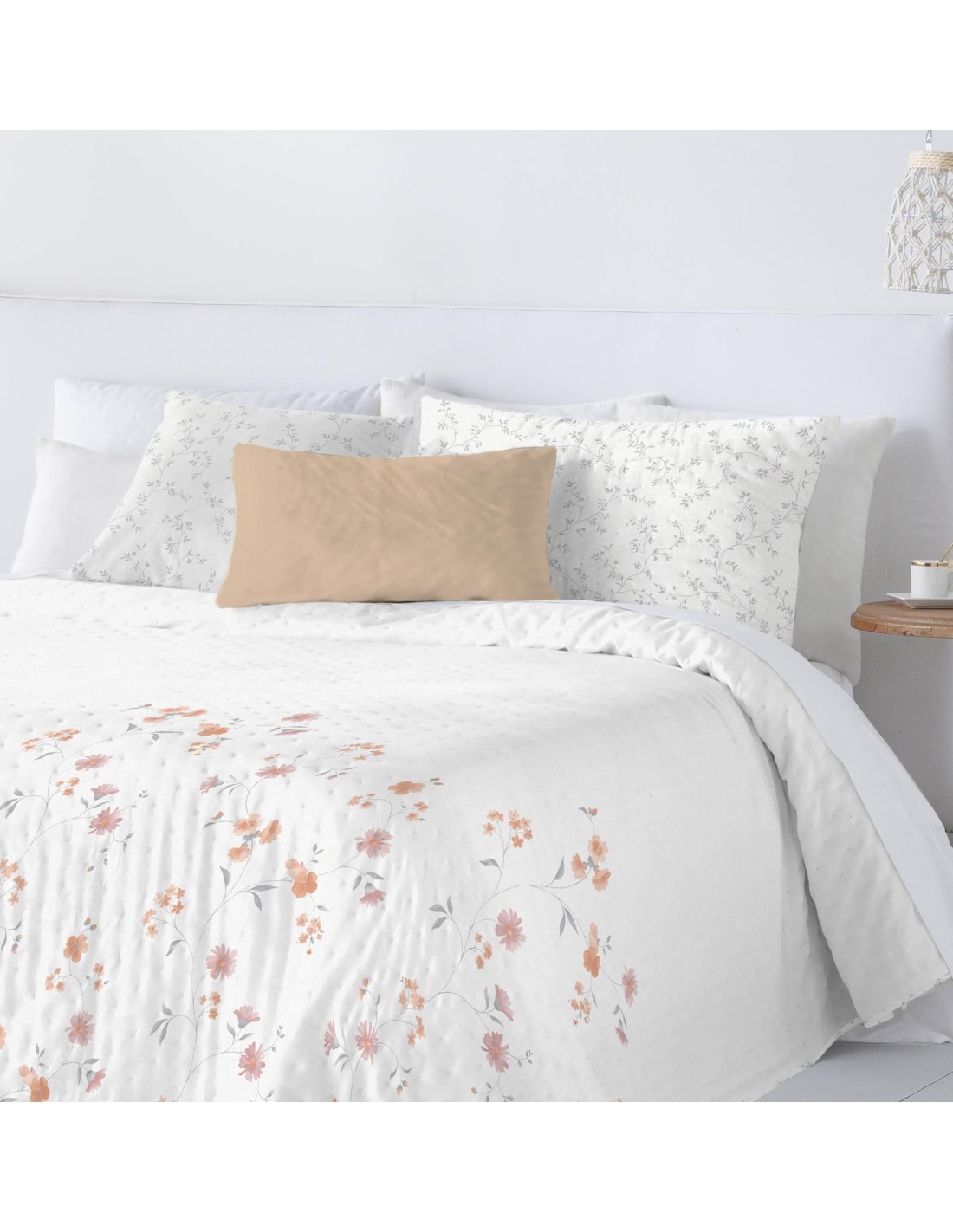 Colcha Bouti Fundeco Abril Estampado Reversible 100 Gramos
