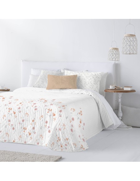 Colcha Bouti Fundeco Abril Estampado Reversible 100 Gramos
