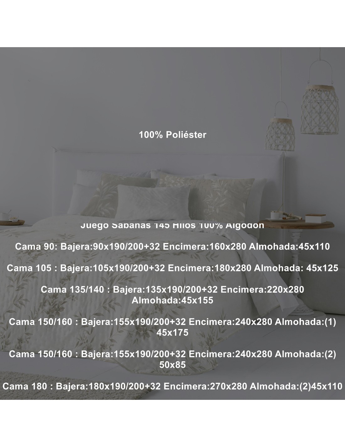 Colcha Bouti Fundeco July Estampado Reversible 100 Gramos