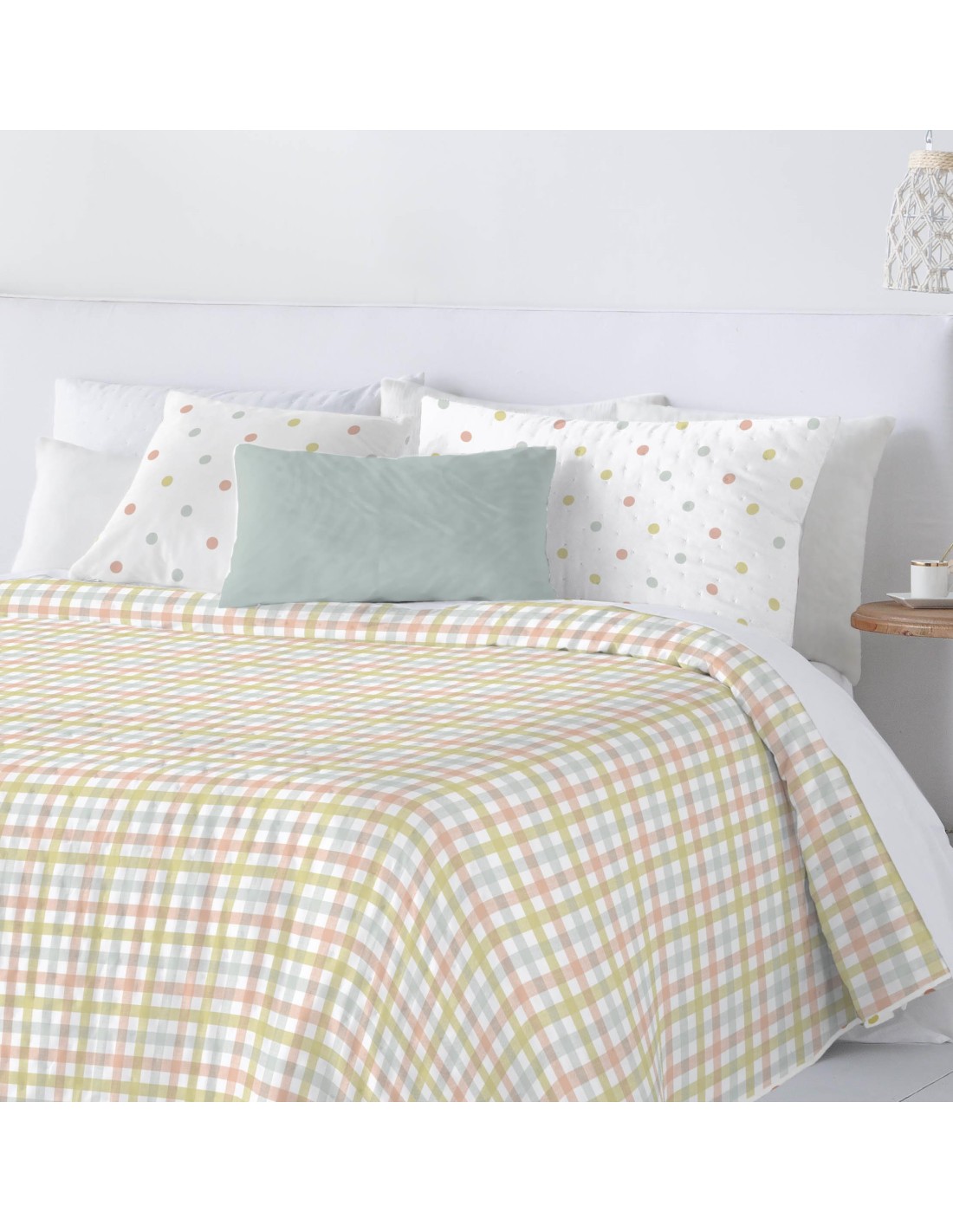 Colcha Bouti Fundeco Kristin Estampado Reversible 100 Gramos