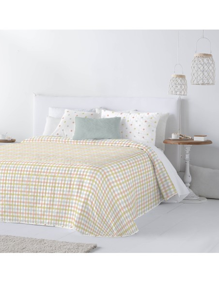 Colcha Bouti Fundeco Kristin Estampado Reversible 100 Gramos