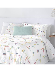 Colcha Bouti Fundeco Soley Estampado Reversible 100 Gramos 2