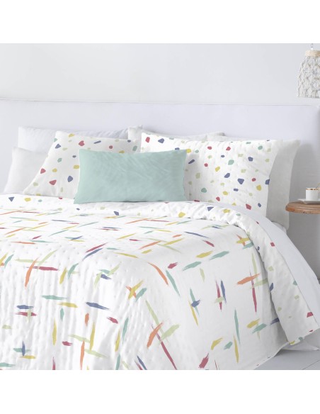 Colcha Bouti Fundeco Soley Estampado Reversible 100 Gramos